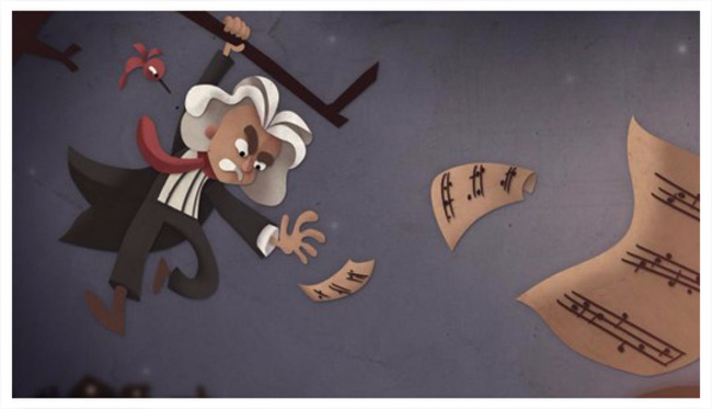 Google làm minigame mừng kỷ niệm 245 ngày sinh của Beethoven