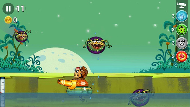 Spunge Invader game bắn súng phong cách retro cổ điển hợp với nhiều game thủ