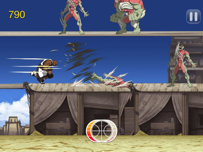 SHAQDown game mobile bóng rổ kết hợp cùng Attack on Titan