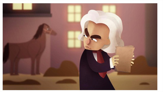 Google làm minigame mừng kỷ niệm 245 ngày sinh của Beethoven