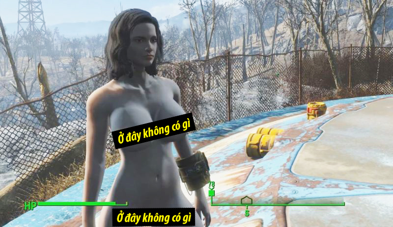 Game thủ Fallout 4 'rần rần' với bản mod khỏa thân của nhân vật nữ