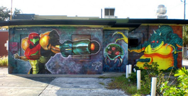 Thưởng thức graffiti nghệ thuật đường phố giao hòa với thế giới game