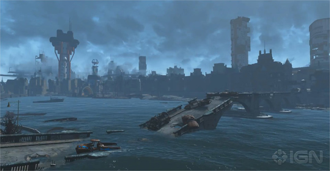 Fallout 4 đã mô phỏng các địa danh ngoài đời thật vào game như thế nào ?