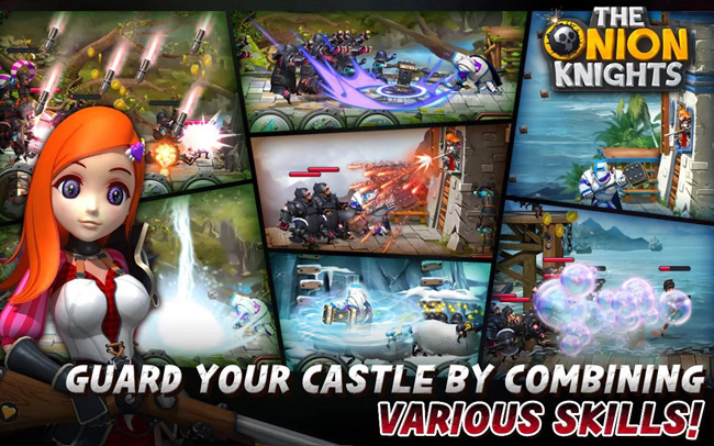 Trải nghiệm The Onion Knights - Game mobile thủ thành phong cách vui nhộn 