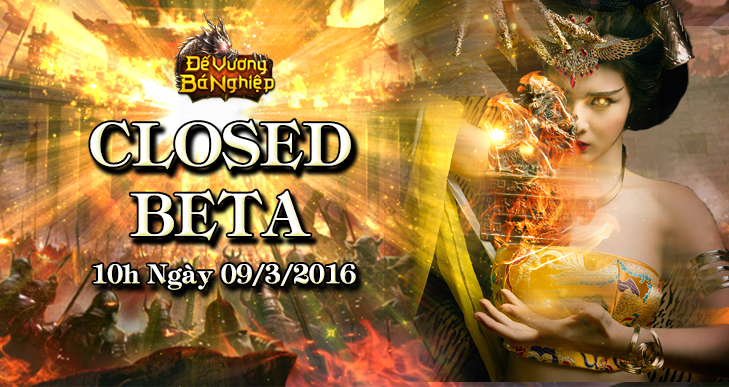10h ngày 09/03 Đế Vương Bá Nghiệp chính thức Closed Beta