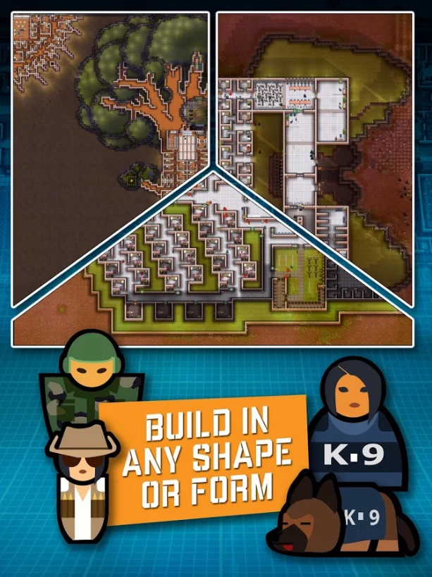 Prison Architect: Mobile – tựa game quản lý nhà ngục cực độc đáo