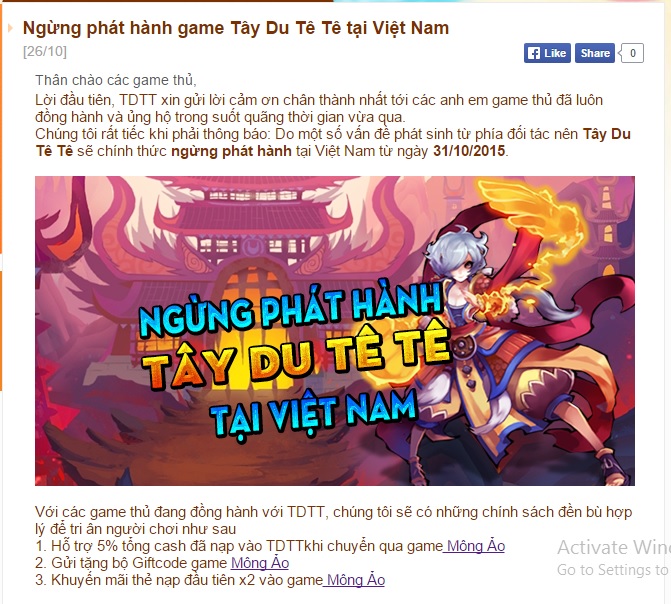 Tây Du Tê Tê ngừng phát hành sau 2 tháng ra mắt tại Việt Nam
