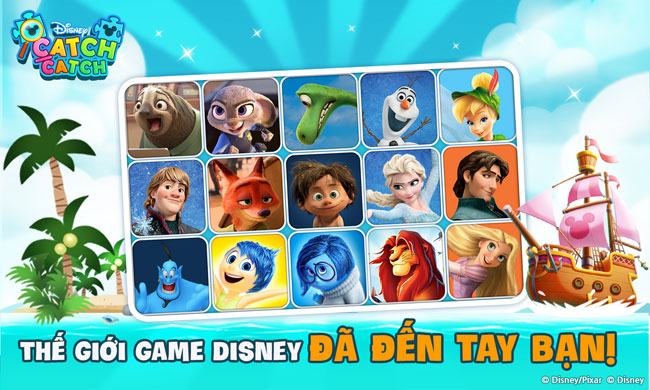 Game tìm điểm khác nhau Disney Catch Catch chính thức ra mắt tại Việt Nam