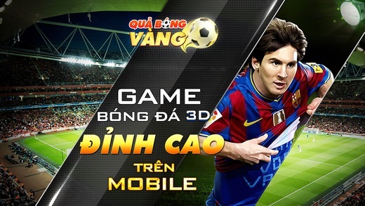 Quả Bóng Vàng  chính thức đặt chân vào thị trường mobile Việt