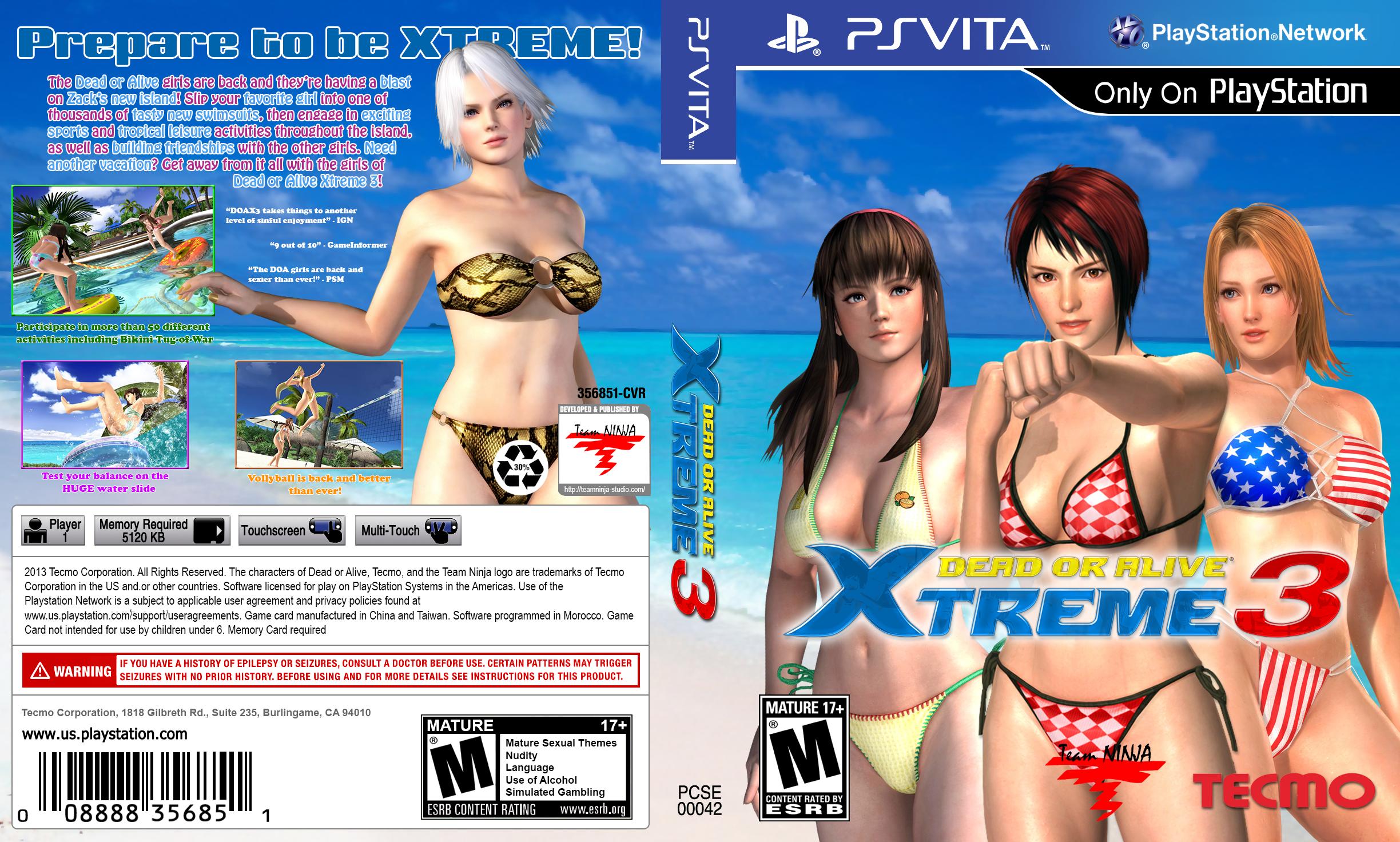 Sony sẽ độc quyền phát hành tựa game Dead or Alive Xtreme 3