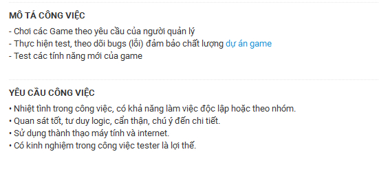 Công việc mơ ước của triệu game thủ Việt Nam: chơi thử game