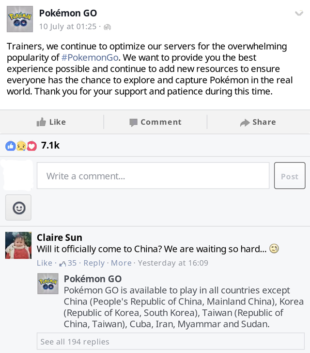 Pokemon Go bị cấm tại Trung Quốc – fan cuồng đấu tranh xin nhà phát hành mở cửa như thế nào?