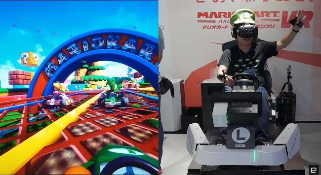 Xem xong clip này bạn sẽ muốn đến Nhật ngay để chơi Mario Kart VR