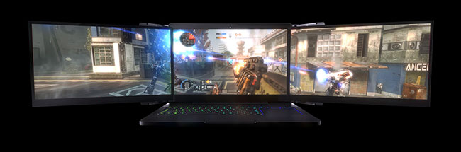 Razer giới thiệu laptop gaming với 3 màn hình 17,3-inch 4K 