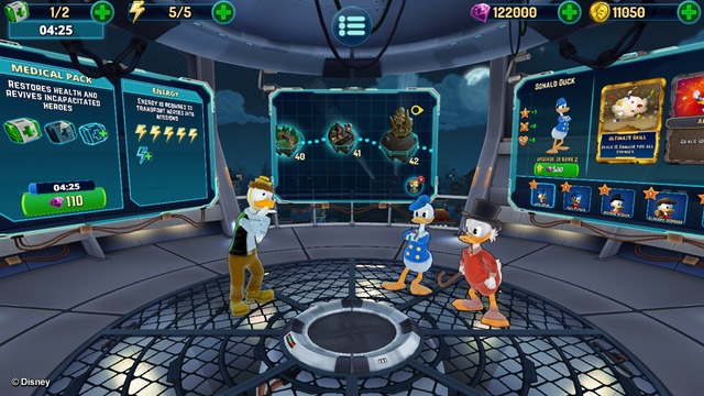 Disney phát hành game Battle card - The Duckforce Rises 