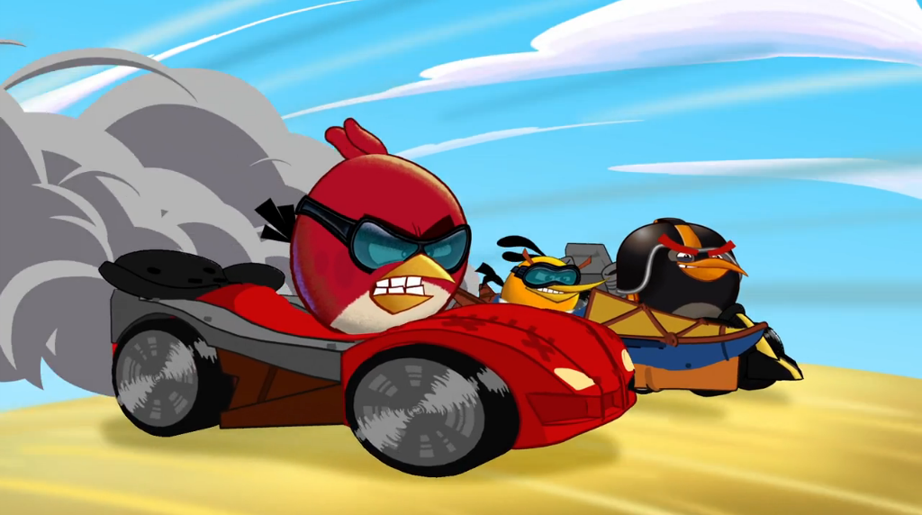 Huyền thoại đua xe F1 tái sinh trong Angry Bird Go !