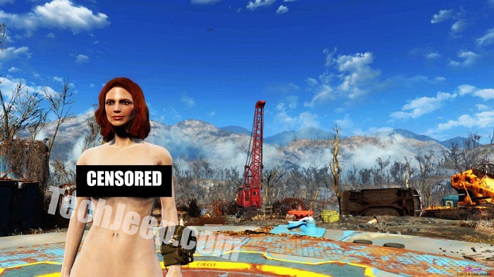 Fallout 4 xuất hiện mod lột sạch quần áo nhân vật 