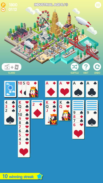 Age of solitaire – game xếp bài cổ điển kết hợp yếu tố xây dựng độc đáo