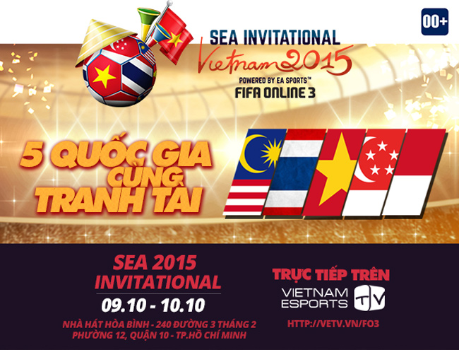 SEA Invitational 2015: Giải đấu Bóng Đá Thể thao diện tử lớn nhất tại TP. HCM