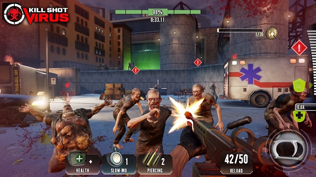 Kill Shot Virus - tựa game mobile bắn súng đề tài zombie đầy hấp dẫn
