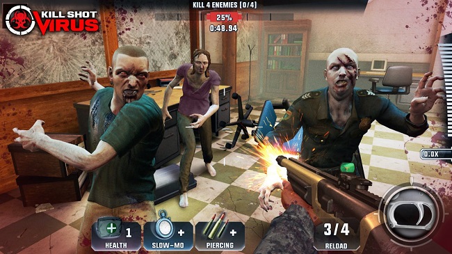 Kill Shot Virus - tựa game mobile bắn súng đề tài zombie đầy hấp dẫn