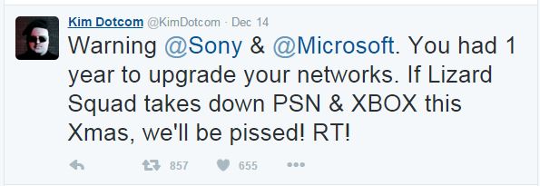 Sony và Microsoft đứng trước nguy cơ bị tấn công vào dịp Giáng Sinh