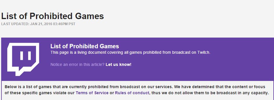 Twitch cấm stream game Nhật Bản trên kênh của mình vì quá báo lực