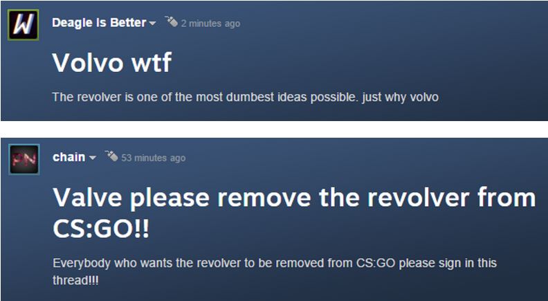 CS: GO – Bị cả thế giới chỉ trích Valve lập tức sửa lại R8 Revolver