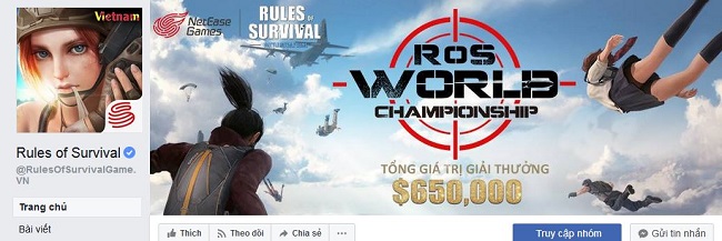 Có kênh Youtube và Fanpage Việt Nam, RoS sắp có bản game tiếng Việt?