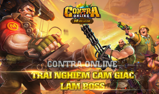 Contra Online - Khi game thủ lần đầu làm boss