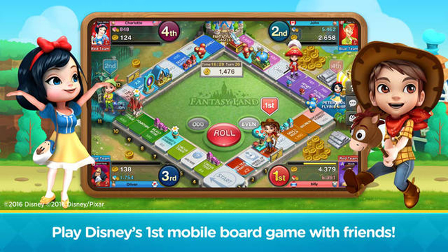Game mobile cờ tỉ phú của Disney đã chính thức mở cửa