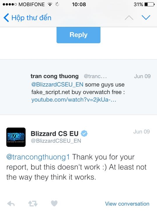 Thanh niên Việt Nam bày trò mua Overwatch không mất tiền - bị Blizzard phủi tay