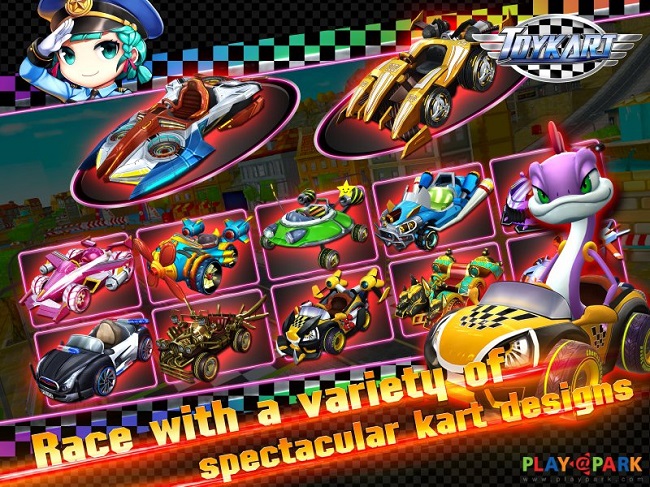 Toykart - tựa game mobile đua xe có đồ họa chibi cực dễ thương