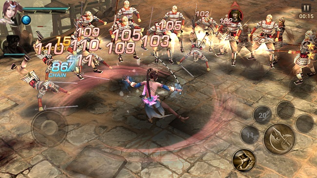Dynasty Warriors: Unleashed – Xứng danh siêu phẩm chặt chém trên mobile