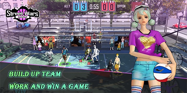 Street War Basketball - tựa game MMO đề tài bóng rổ siêu hấp dẫn