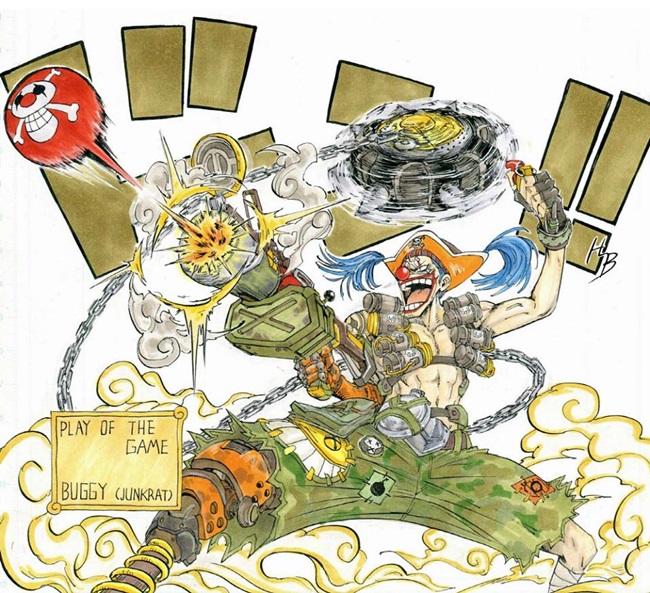 Độc đáo: Truyện tranh One Piece kết hợp với Overwatch