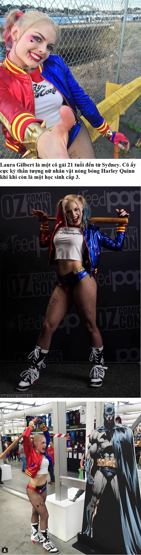 Hóa thân thành Harley Quinn nóng bỏng không kém Margot Robbie
