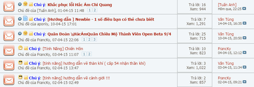 Hắc Ám Chi Quang chăm sóc tận tình cho tân thủ