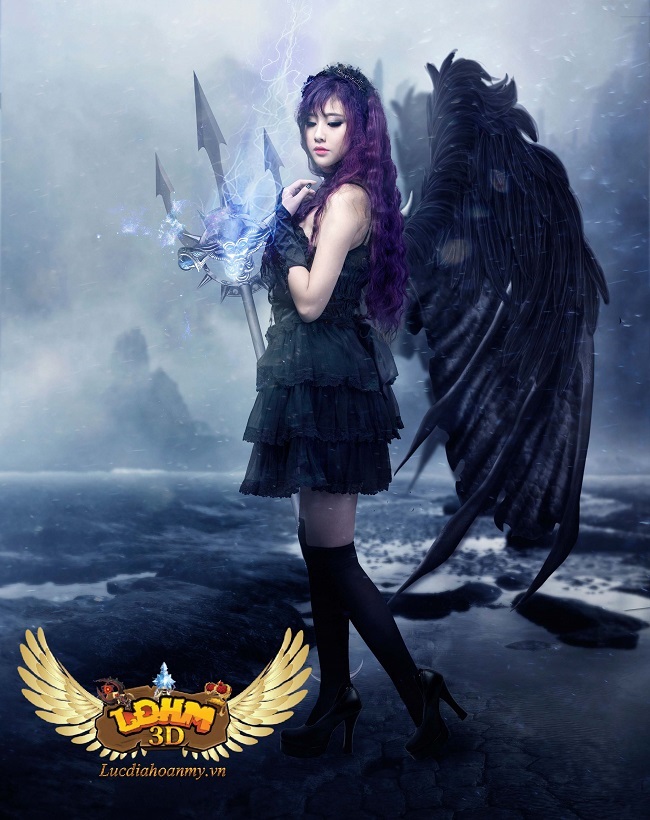 Hotgirl Lục Địa Hoàn Mỹ cosplay “thiên thần – ác quỷ” 