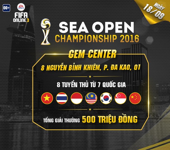 FIFA Online 3 khởi tranh giải đấu Quốc tế 500 triệu đồng: SEA Open Championship 2016