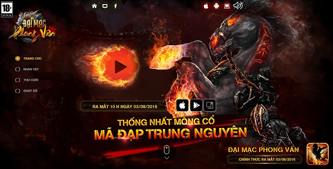 Đại Mạc Phong Vân lỗi hẹn game thủ Việt Nam vì không được kiểm duyệt?
