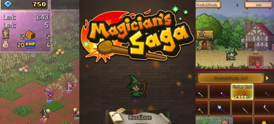 Magician’s Saga – “con cưng” mới nhất của Kairosoft cập bến mobile