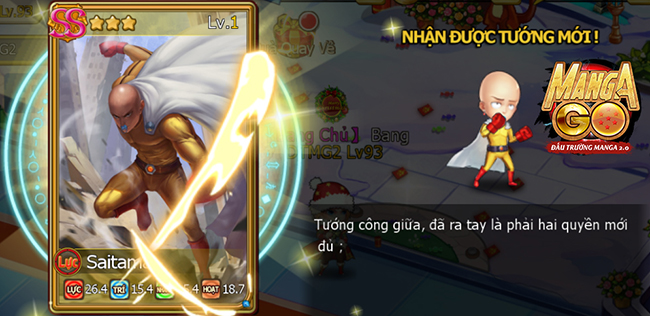 “Thánh Phồng Tôm” Saitama chính thức xuất hiện trong game mobile và “cân” cả thế giới!