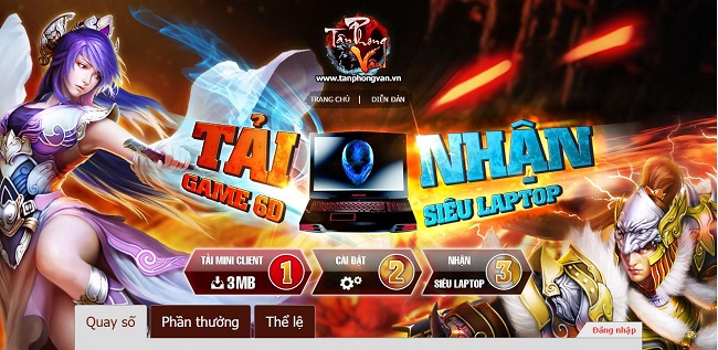 Tân Phong Vân – Tải game 6D nhận siêu laptop