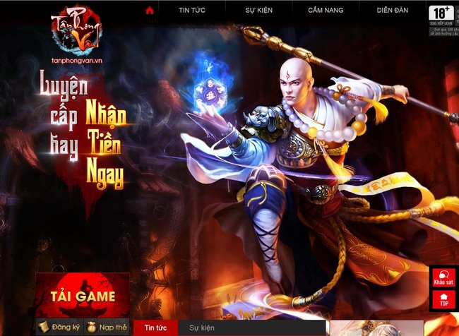 Tân Phong Vân - Game đầu tiên cày cấp nhận tiền, ra mắt vào hôm nay