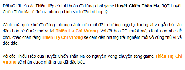 Webgame Huyết Chiến Thần Ma đóng cửa tại thị trường Việt Nam