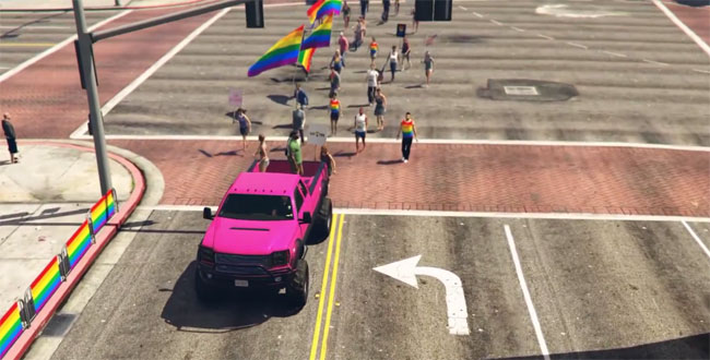 GTA V tung bản bản mod ủng hộ đồng tính - fan game phản đối dữ dội