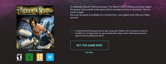 Ubisoft tặng free game - độc giả có thể download ngay hôm nay