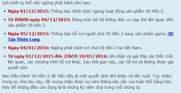 VNG bất ngờ thông báo đóng cửa Võ Hồn 2 khi chưa đầy nửa năm vận hành