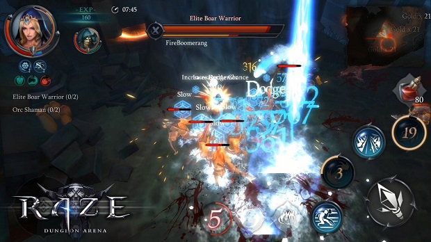 Raze: Dungeon Arena - tựa game mobile hành động 'chặt chém' cực đã tay